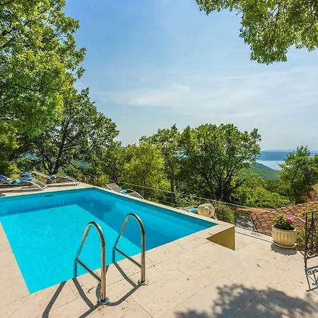 Hundefreundliche Mit Meerblick, Privatpool, Mediterranem Garten * Grižane