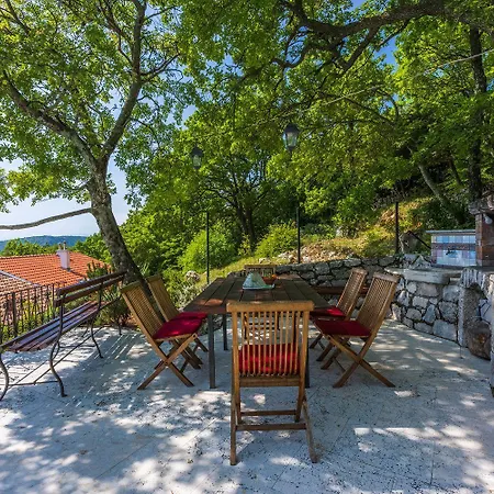 Hundefreundliche Mit Meerblick, Privatpool, Mediterranem Garten Grižane