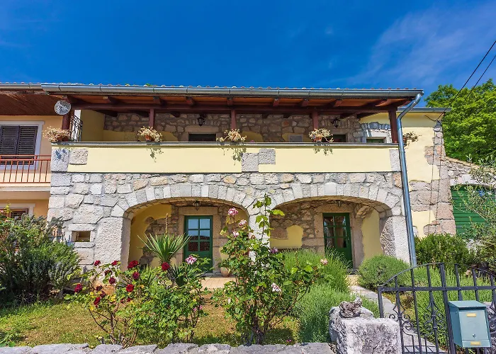 Σπίτι διακοπών Hundefreundliche Mit Meerblick, Privatpool, Mediterranem Garten Grižane